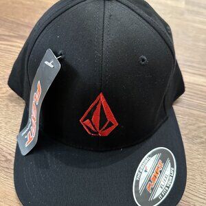 Volcom Hat Full Stone Flexfit Hat Dark Forest Snapback Adjustable Classic Cap